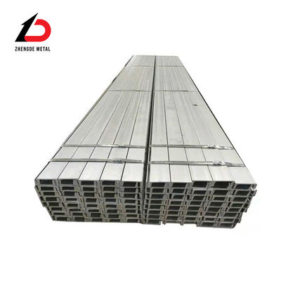 Мягкие профили Gi оцинкованные En S235jr S275jr S355jr A36 Ss400 Прогоны Конструкционные C U Канал из низкоуглеродистой стали