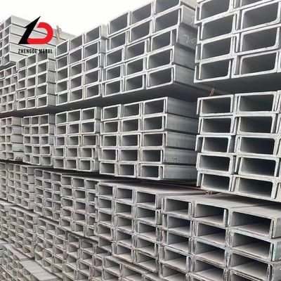 S330 Ss400 Горячекатаная конструкционная H-образная сталь 100*55*5*8.5 120*60*5.5*9 Настраиваемая сталь швеллерная Cu