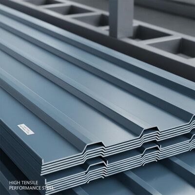 Высокая прочность на растяжение Предварительно окрашенные оцинкованные стальные панели, обеспечивающие производительность в структурных и механических приложениях
