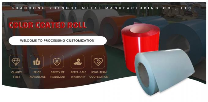 ASTM A653 SGCC Горяче погруженный предварительно окрашенный оцинкованный стальной катушка 0