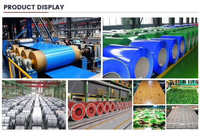 ASTM A653 SGCC Горяче погруженный предварительно окрашенный оцинкованный стальной катушка 8