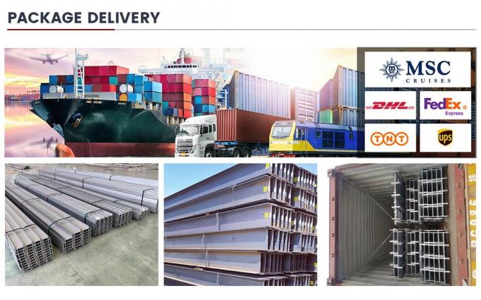 ODM Горяче прокатаная сталь H Beam ASTM A36, Ss400, Q235B, Q345b 9