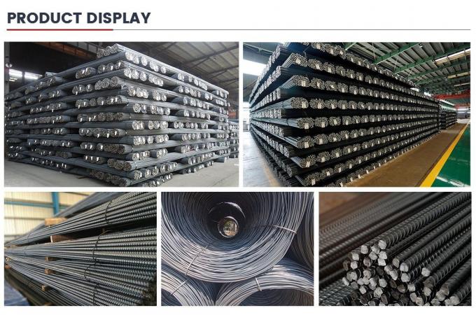 АСТМ A615 A615m A706 A706W Gr40 Gr60 Gr70 Gr75 Gr80 Углеродистая армированная ребра для бетона 7