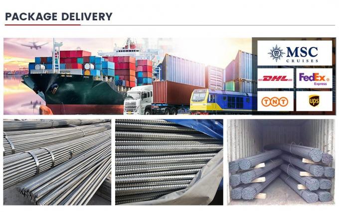 H-Q ASTM A36 Укрепленная стальная штанга Ss400 Q235B Q345b S235jr S355 10