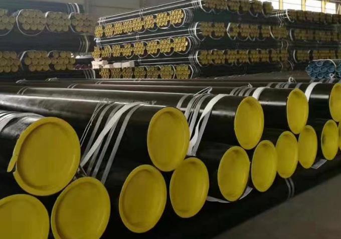 Хорошее качество ASTM A106 / API 5L Sch 40 Sch 80 Sch120 Черная окрашенная стальная бесшовная труба Углеродистая стальная труба 5