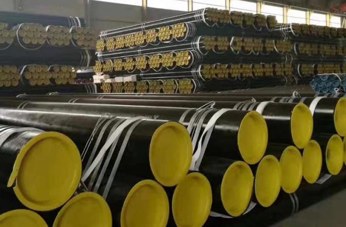 ASTM A53 A106 Большая таблица 40 Gr B ERW Углеродистые стальные трубы для нефтегазопроводов 5