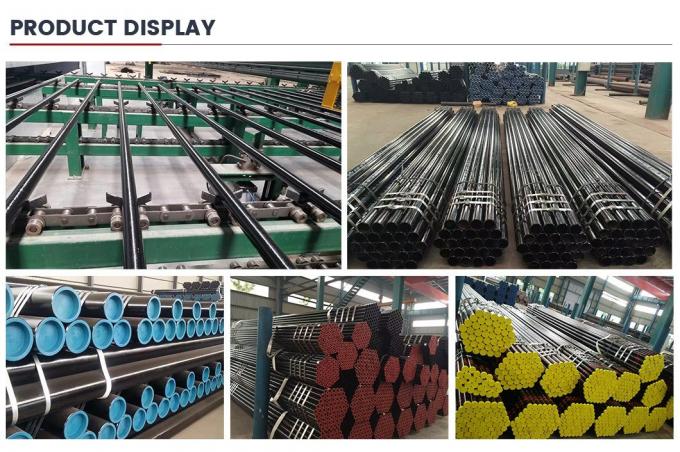 API 5L X42 X52 X56 X6 Sch ASTM A106 A36 A53 DN350 DN400 Спиральная сварная труба из черной мягкой углеродистой стали круглый CS ERW нефтепровод 7