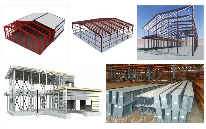 Low Cost Metal Buildings Metal Q345/Q235 Construction Welding Structure Prefabricated Steel Structure
